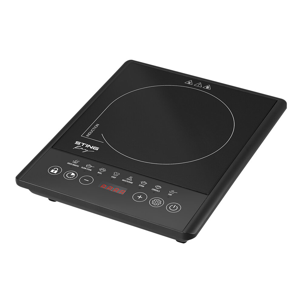 Электрическая индукционная безимпульсная плитка STINGRAY ST-HP3528A черный
