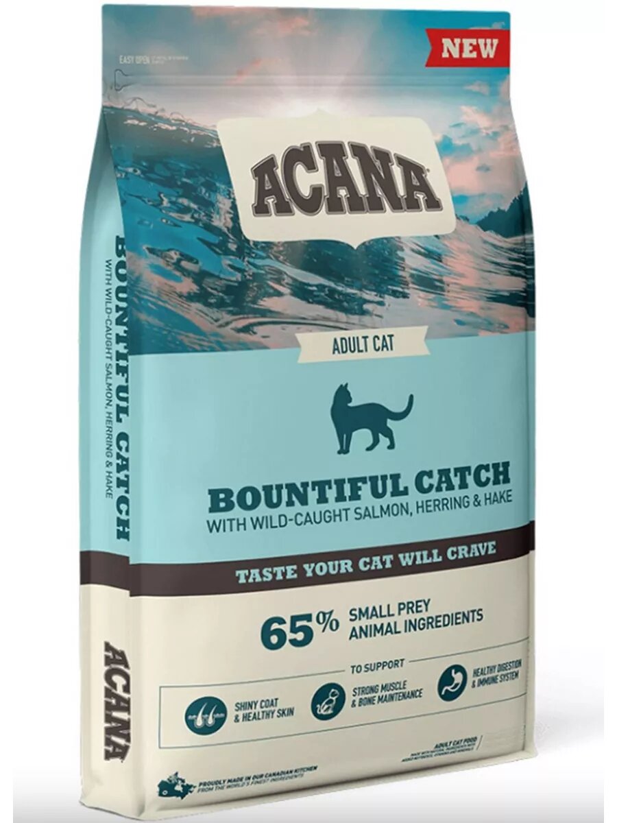 Acana Корм сухой для взрослых кошек с рыбой, 340 г