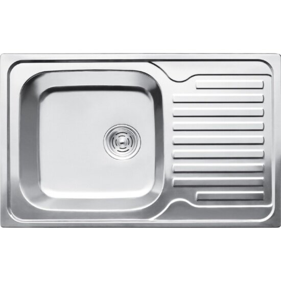 Кухонная мойка KAISER KSS-7850L 780x500*0.8mm (врезная, хром/левая)