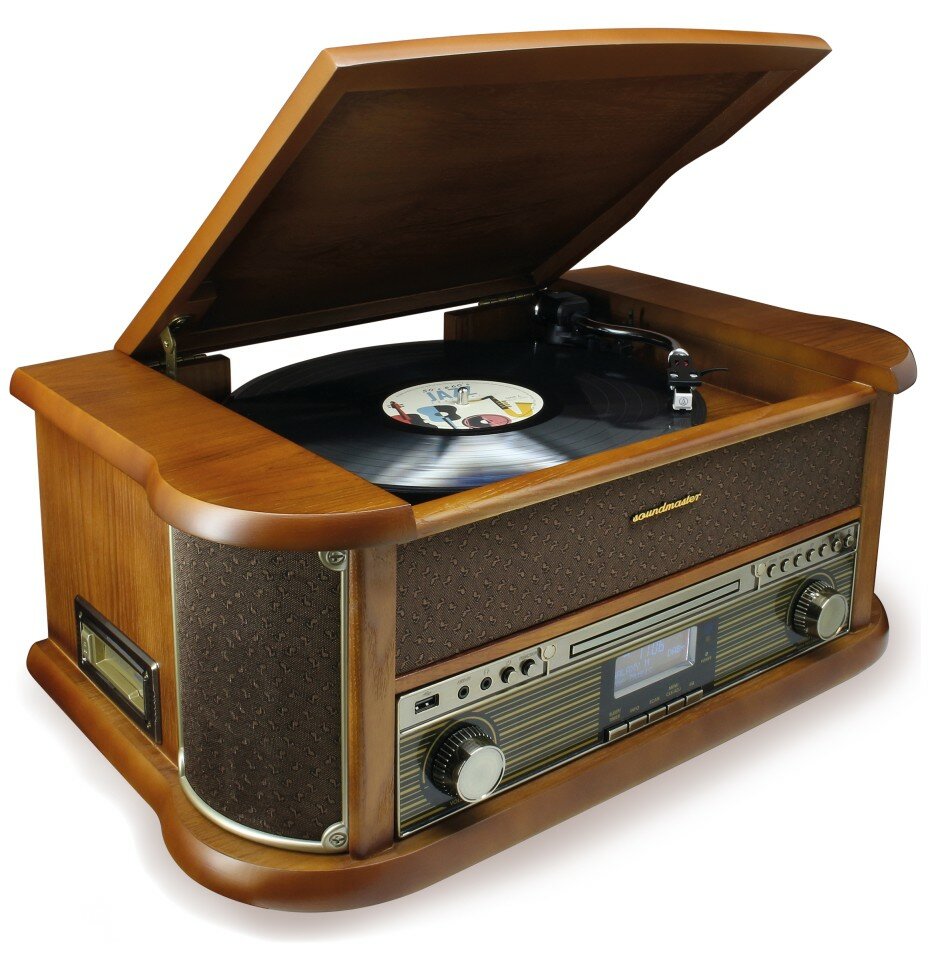 Виниловый проигрыватель Soundmaster NR566BR (limited edition)