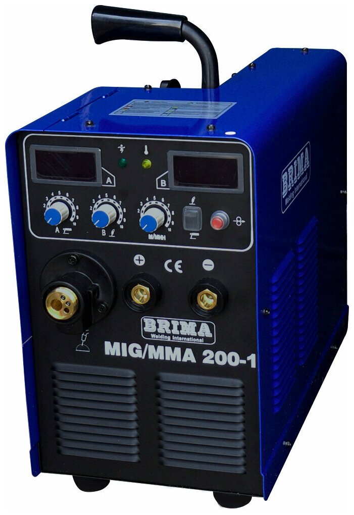 Сварочный аппарат инверторного типа BRIMA MIG/MMA-200-1, MMA, MIG/MAG