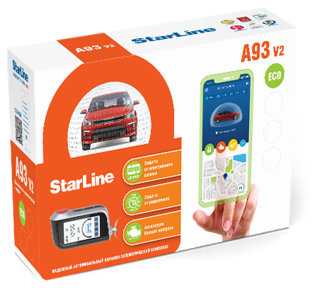 Мотосигнализация StarLine A93 v2 ECO