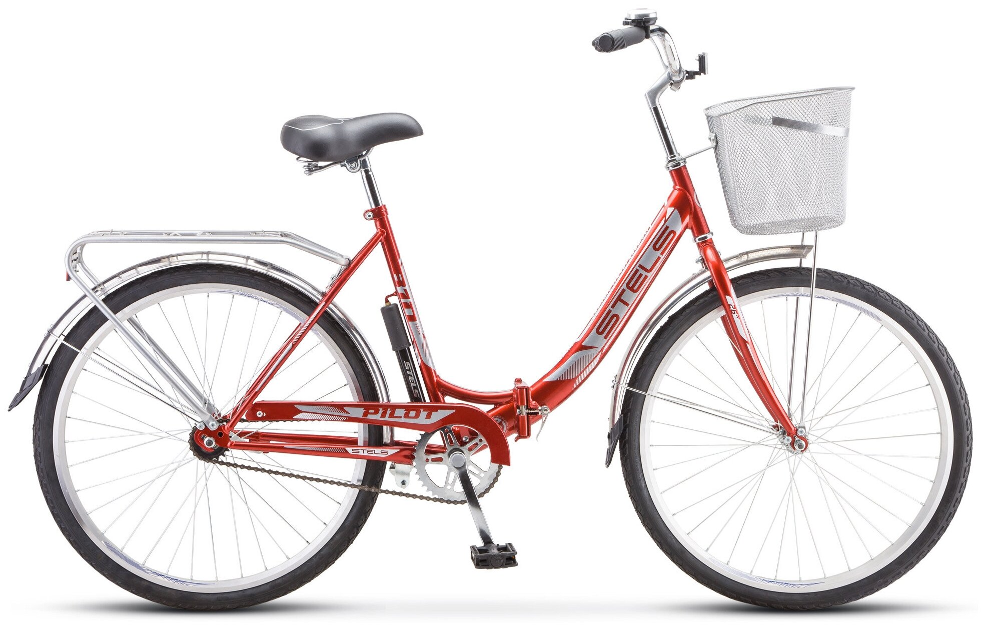 Велосипед 26" Stels Pilot-810, Z010, цвет красный, размер 19"