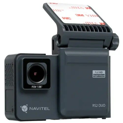 Видеорегистратор Navitel RS2 DUO DVR черный 2Mpix 1080x1920 1080p 136гр. NTK96675