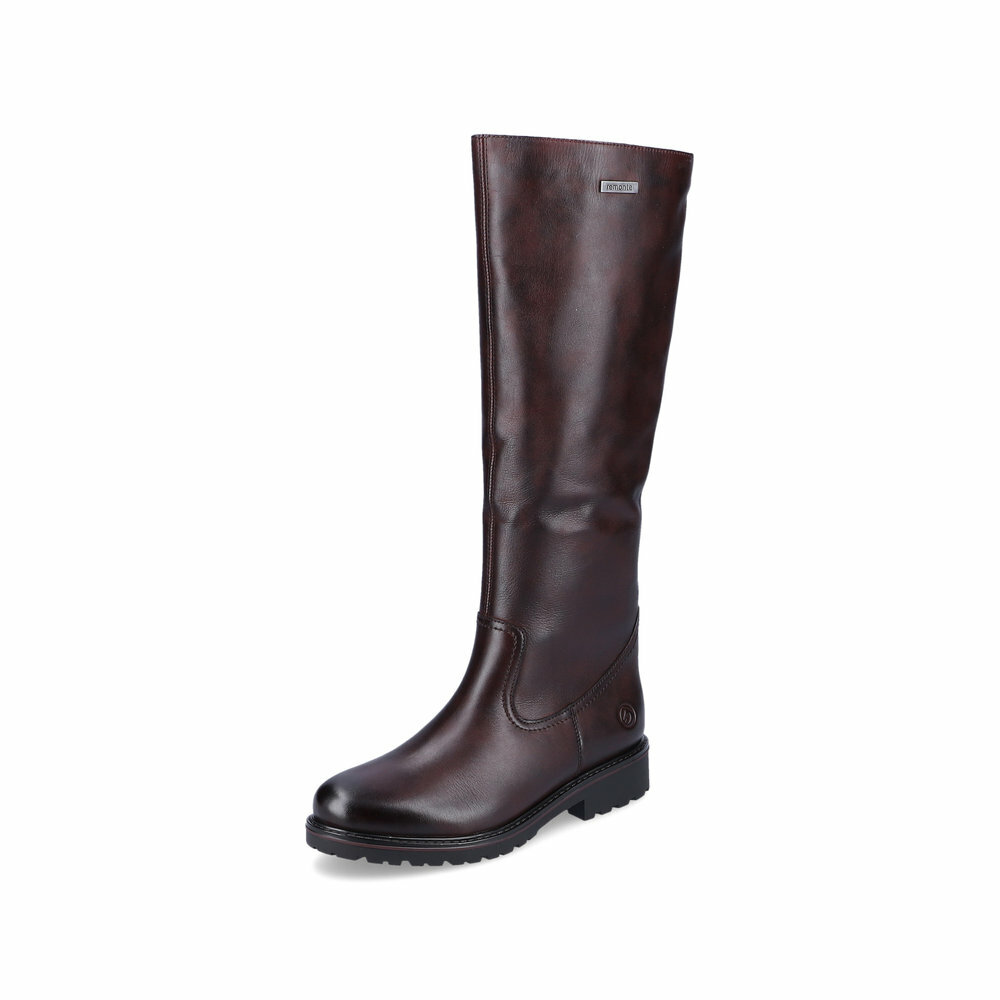 Сапоги (женские) rieker r6576-35 бордовый