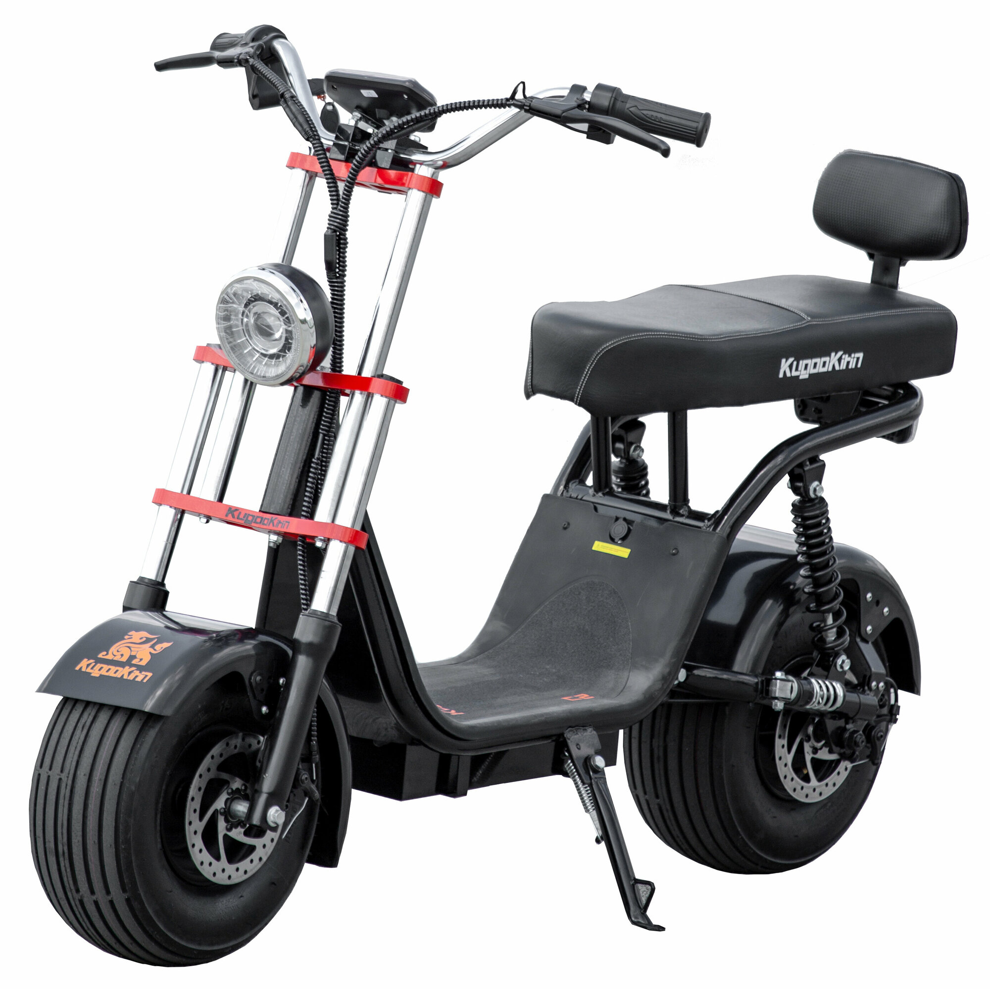 Электросамокат Электроскутер Kugoo Kirin C2/Самокат сиденьем/Самокат электрический/Мощность 1000Вт/Электробайк