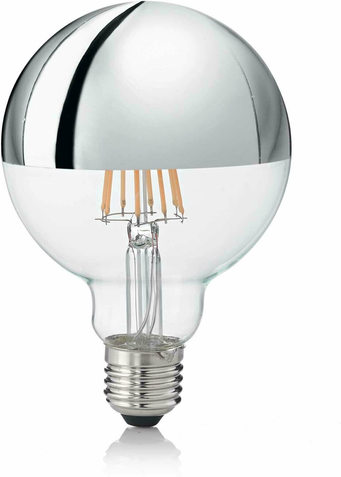 Лампа филаментная Ideal Lux Globo Big G125 Шар 18Вт 2180Лм 4000К CRI80 Е27 230В Белый Стекло Не диммируемая 152004.