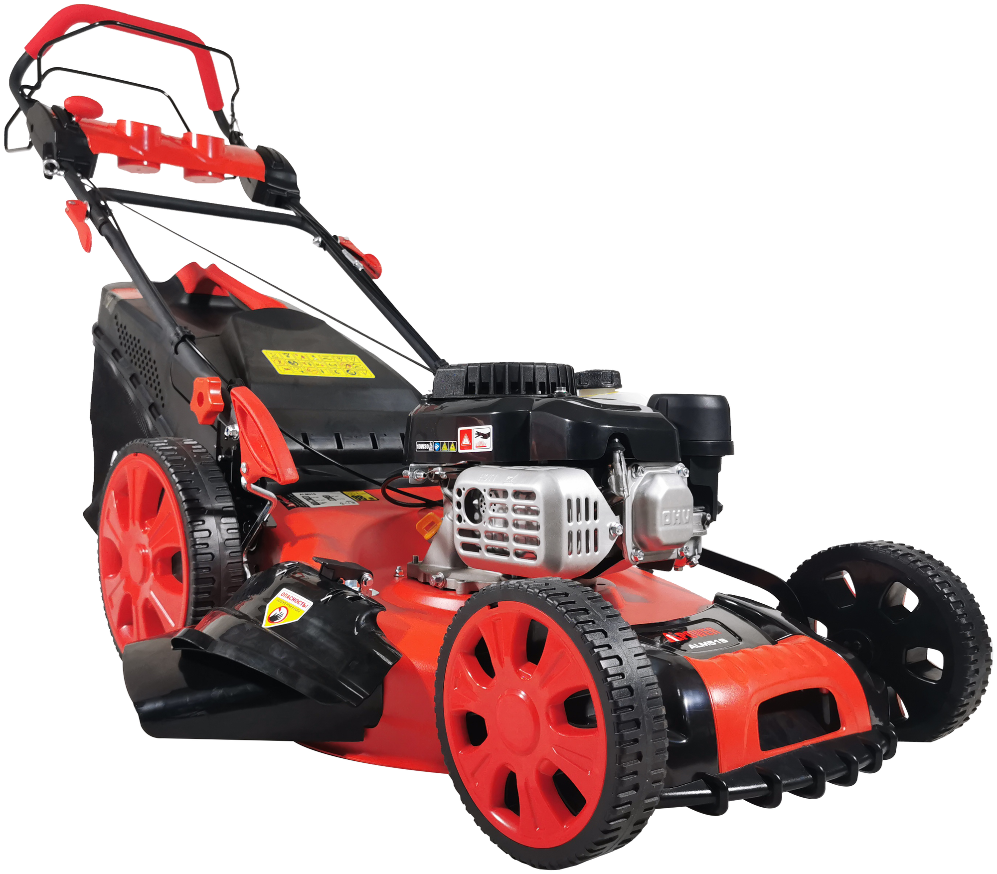 Бензиновая газонокосилка A-iPower ALM51S, 3.8 л.с., 51 см