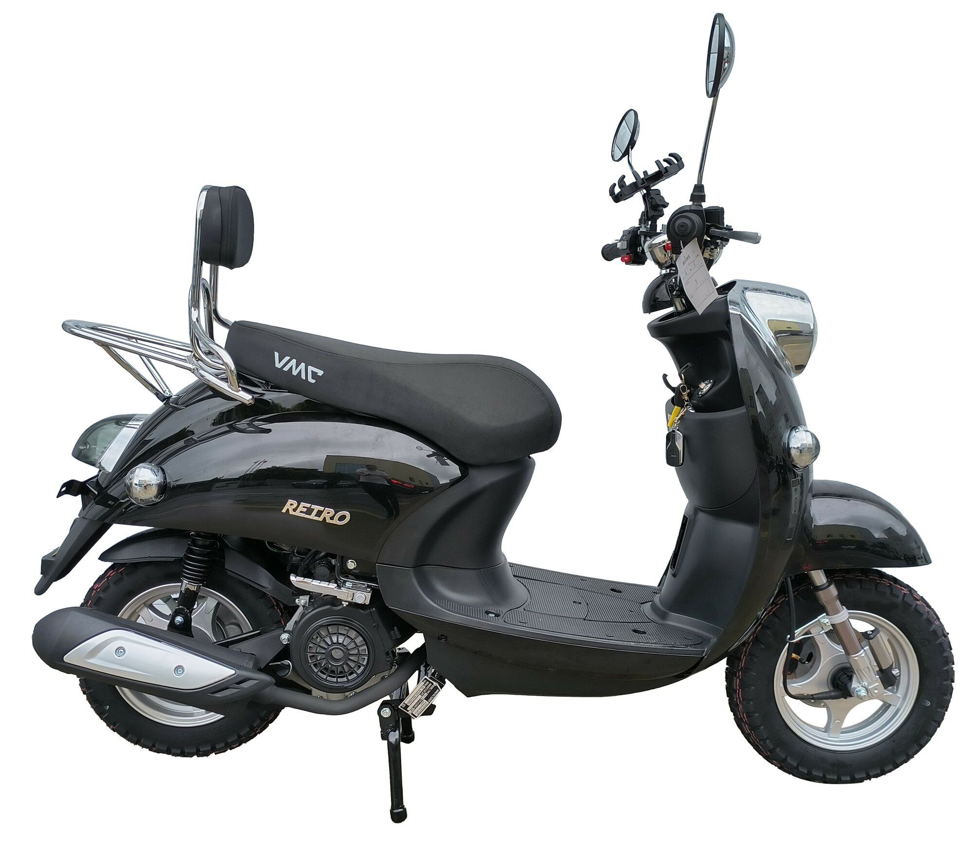 Скутер VMC VENTO RETRO (150 куб. см.) цвет черный/реплика Yamaha Vino/без постановки на учет в ГАИ