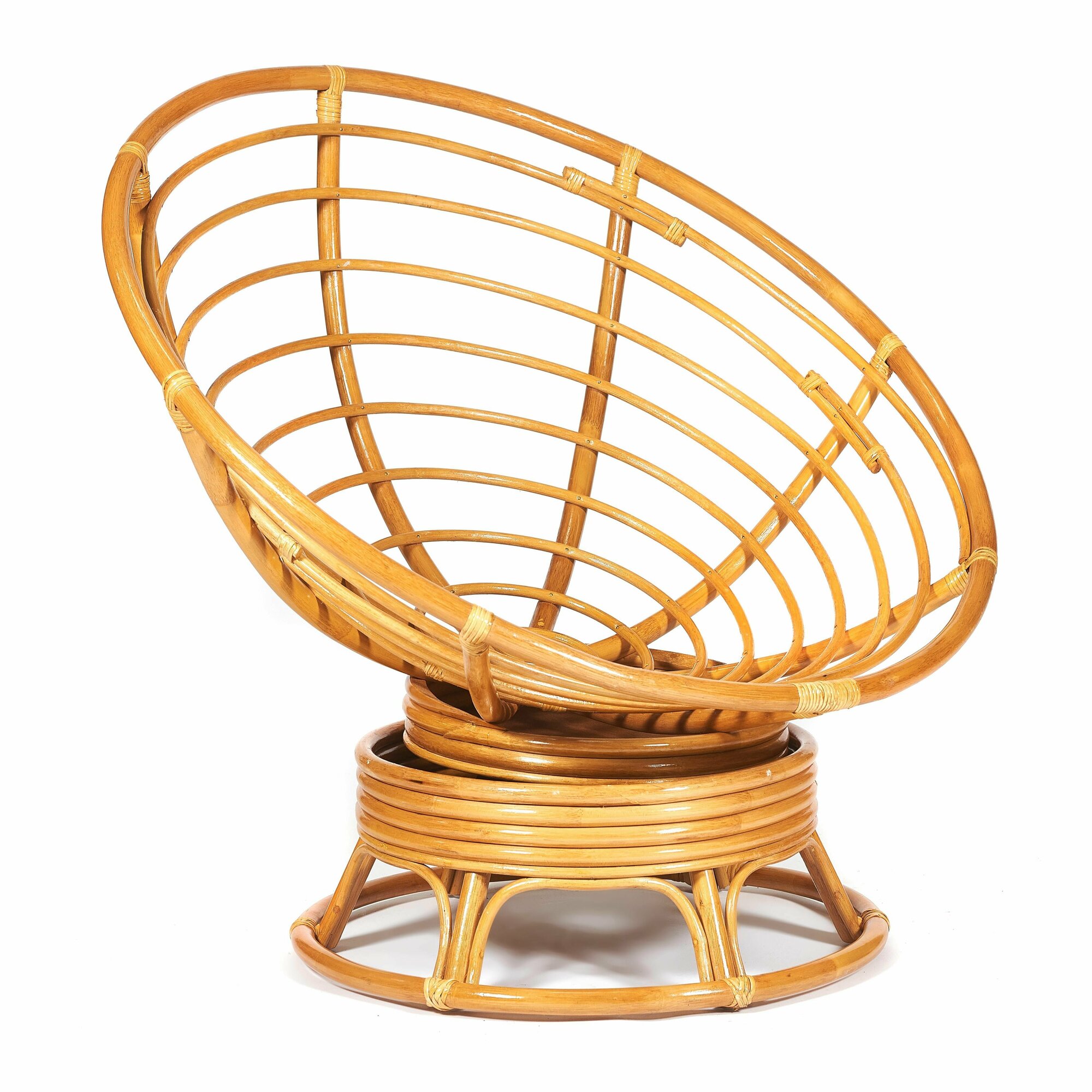 Кресло-качалка TetChair "PAPASAN" w 23/01 B / без подушки / Honey (мед)