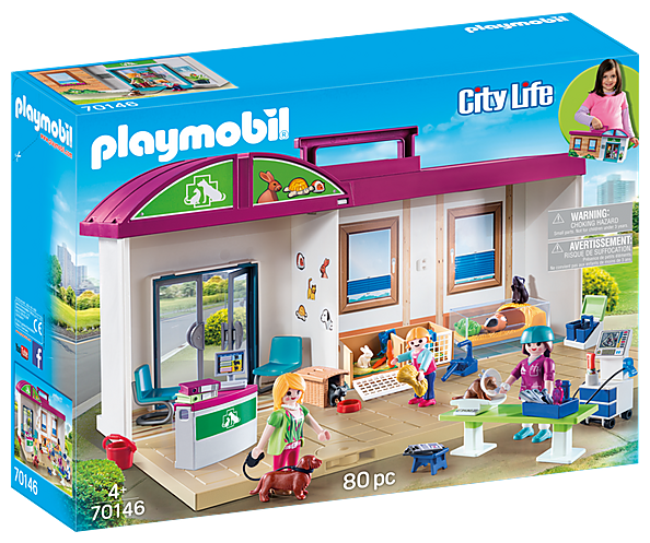Playmobil City Life 70146 Возьми собой Клиника для животных