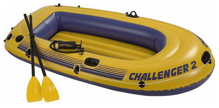 Гребная Надувная лодка Intex Challenger-2 (68367)