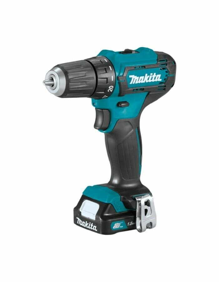 Дрель-шуруповерт Makita DF333DWYE, 1.5Ач, с двумя аккумуляторами