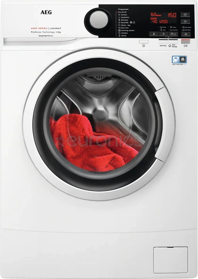 Стиральная машина AEG L6SNE26IW класс: C загр. фронтальная макс:6кг белый