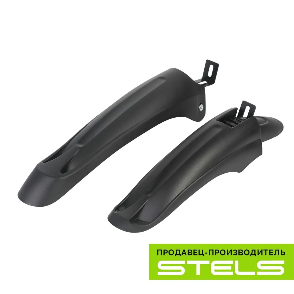 STELS Комплект крыльев 24" XH-B109 пластиковые чёрные в инд. упаковке