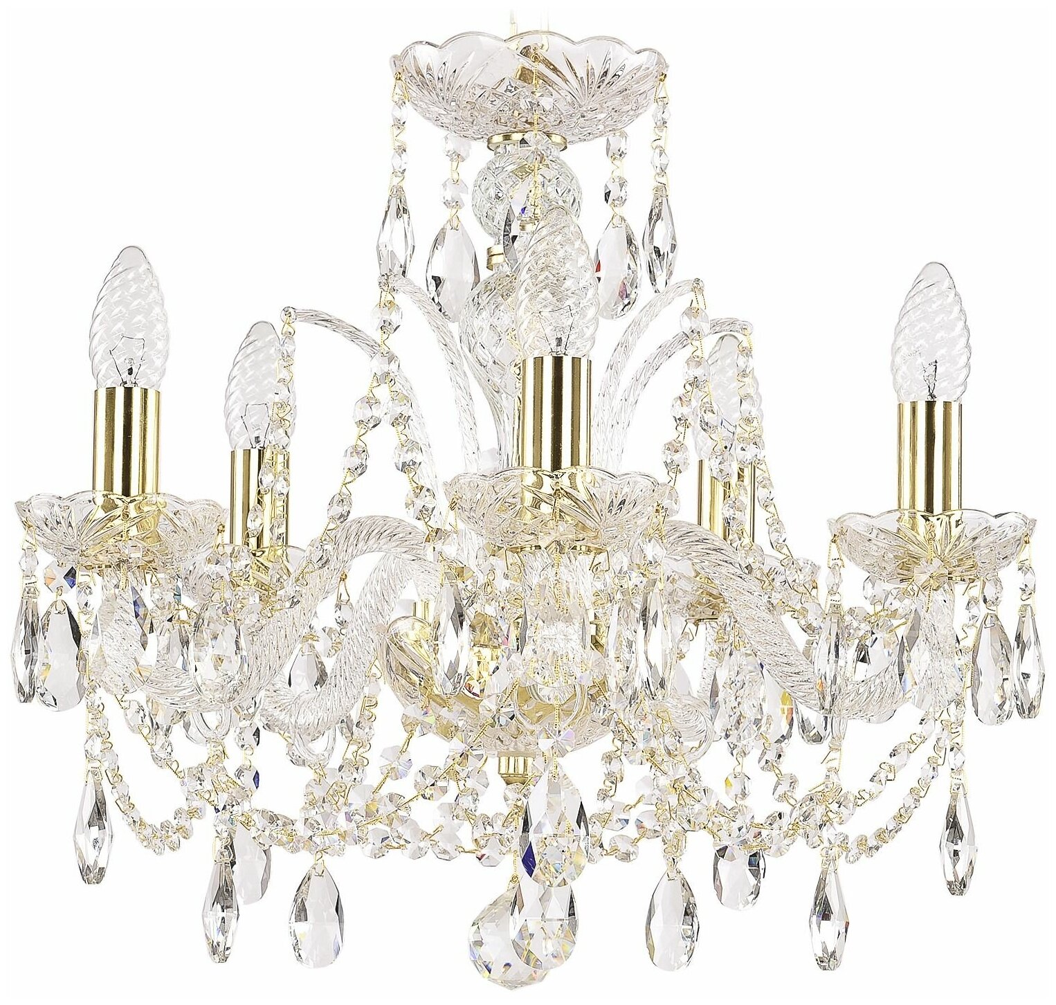 Люстра хрустальная 105/5/141 G Bohemia Ivele Crystal