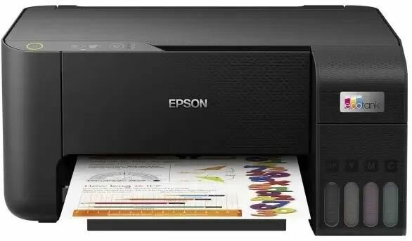 МФУ Epson L3219 (струйное цветное P/S/C, A4, 5760x1440 dpi, 33 стр/мин, USB, СНПЧ, белый)