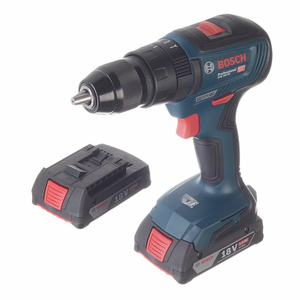 Дрель-шуруповерт аккумуляторная ударная Bosch GSB 18V-50