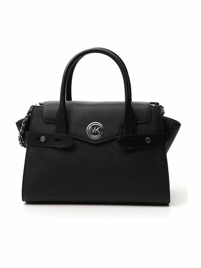 Сумка сэтчел MICHAEL KORS, фактура гладкая, черный