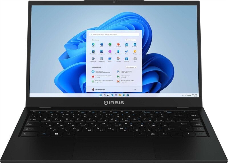 IRBIS 14NBP3001 Core i5-1235U,14" FHD (1920x1080) IPS,8Gb DDR4-3200(1),256Gb SSD, Wi-Fi 6+BT 5,5300mAh, Metal case, Kbd Backlit, Type-Charger,1.55kg, Bla