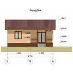 Альфа-Проект Готовый проект каркасного дома А-Фрейм 6х7,5 м - Изображение 1