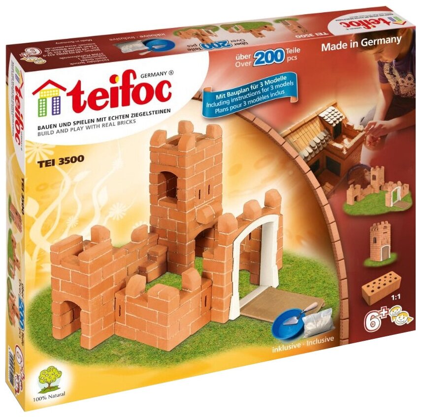 Конструктор TEIFOC Profi TEI3500 Замок с башенками