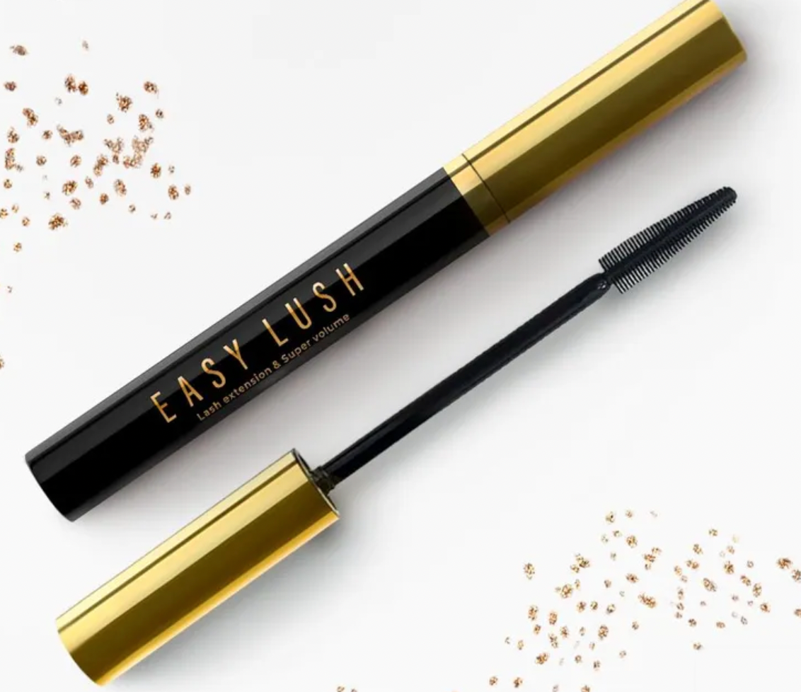 L'AVANT Тушь для ресниц EASY LUSH чёрная, с эффектом накладных ресниц и супер объема, удлиняющая, 7.8 г
