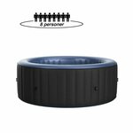 Морозоустойчивый бассейн Azuro Graphite круглый 5.0x1.2 м (без оборудования) - Изображение 6