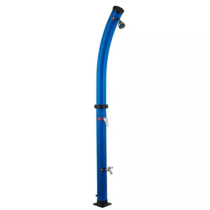Летний солнечный душ Reexo Solar Twist Blue, 20 л, синий ПВХ (с краном для ног), цена - за 1 шт
