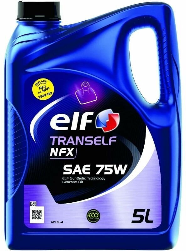 223530 Масло трансмиссионное ELF Tranself Синтетическое 75W 5л.