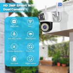 Купольная AHD-камера CARCAM 5MP Dome HD Camera 5041 (2.8-12mm) - Изображение 2