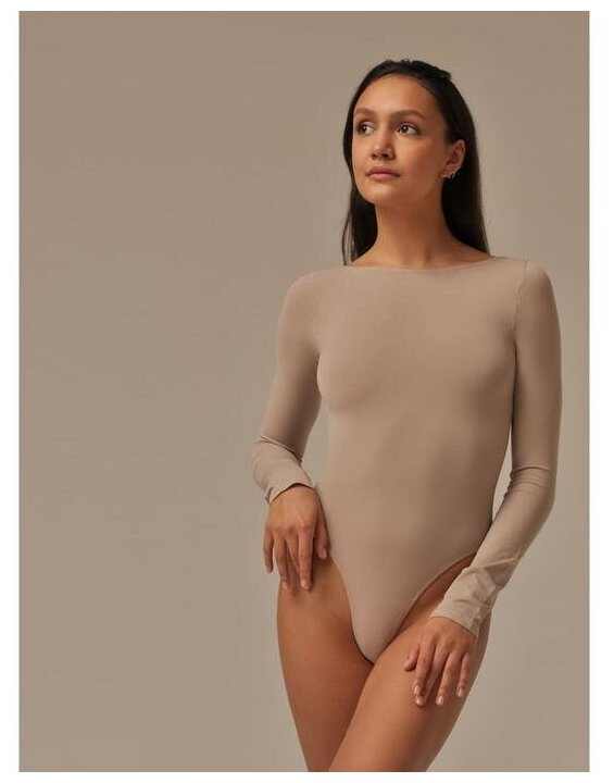 MY Боди женское BODY SCOLLATURA SUL RETRO (BO295) Moon 50 (XL)