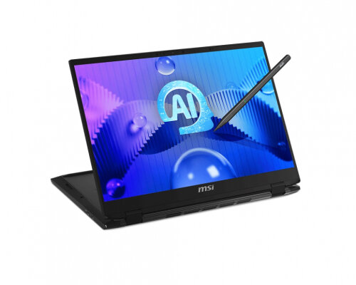 Msi Ноутбук Summit E16 AI Studio A1VETG-017RU 16" QHD+ IPS 165Hz Touch i7-1360P(2.1GHz)/16Gb LPDDR5/SSD 1Tb/RTX4050 6Gb/CR/Win11Pro/Black (9S7-159621-017)