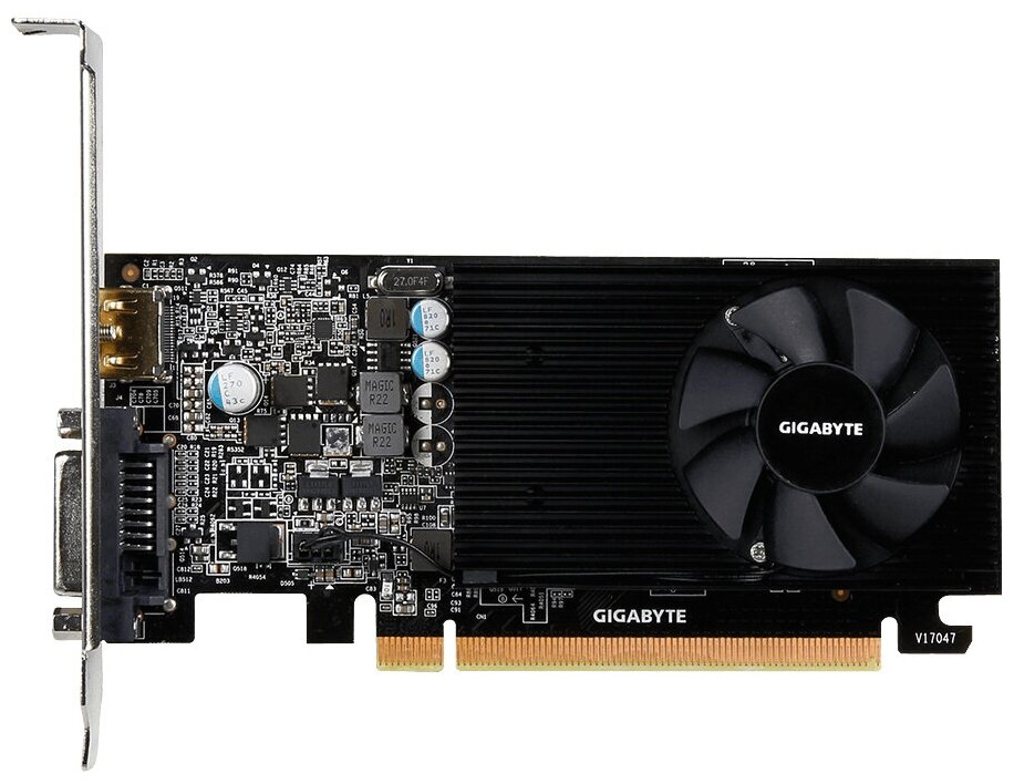 Видеокарта Gigabyte GT 1030 GDDR5 (GV-N1030D5-2GL) 2Гб GDDR5