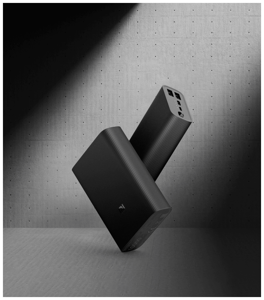 Bank XIAOMI Mi Power Bank 3 Ultra Compact (PB1022ZM), черный, 10 000mAh