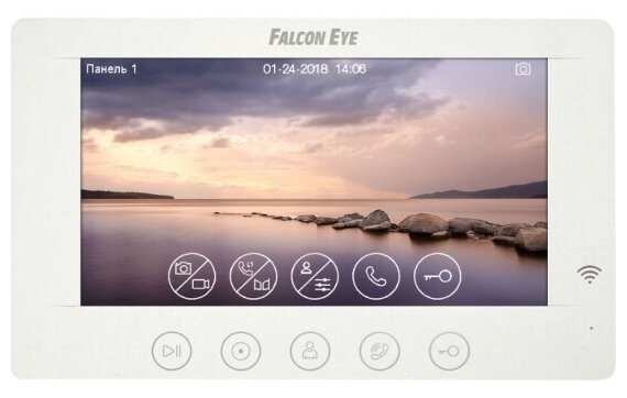 Видеодомофон Falcon Eye Cosmo HD Wi-Fi белый