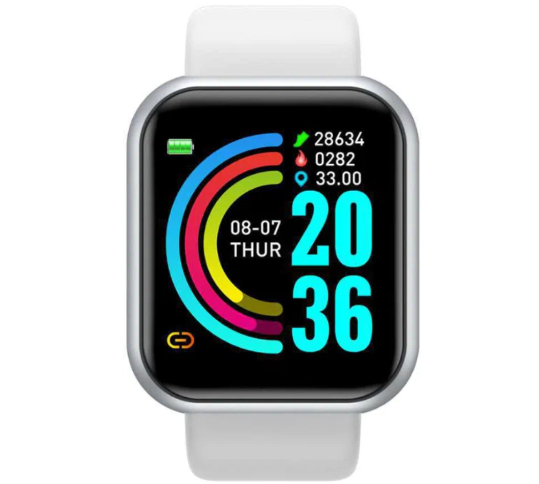 Умные часы "Jaguar Smart Watch" - многофункциональные умные смарт часы для Android и iOS / цвет белый