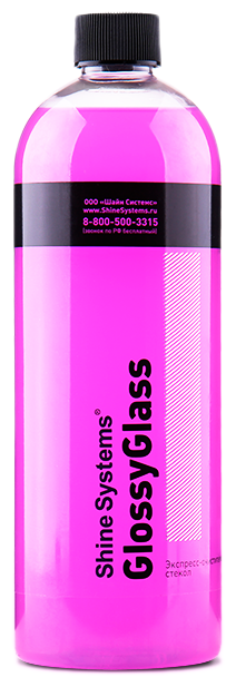 Очиститель для автостёкол Shine Systems GlossyGlass SS828, 0.75 л
