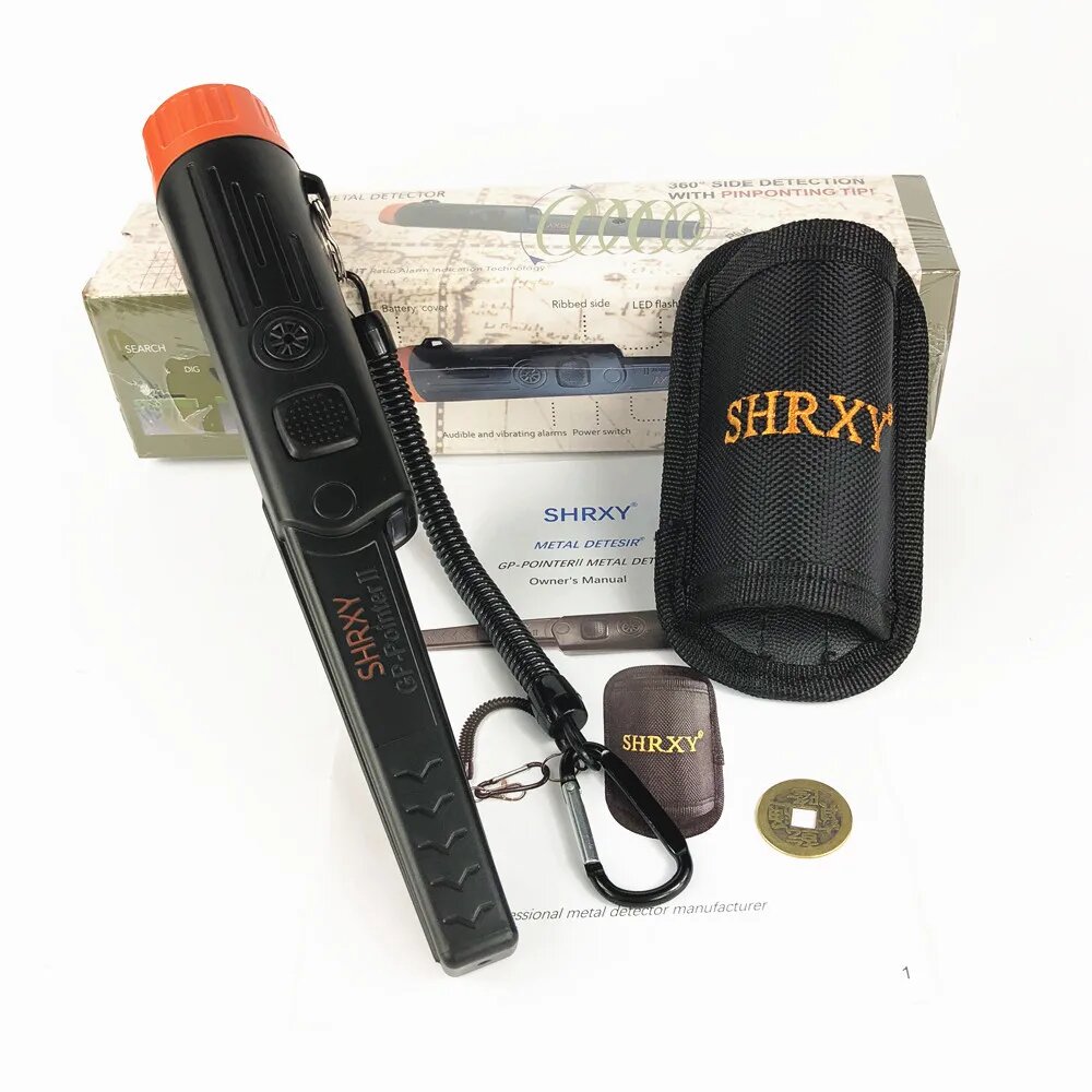 SHRXY Водонепроницаемый металлоискатель, ручной подводный указатель для поиска сокровищ и дайвинга