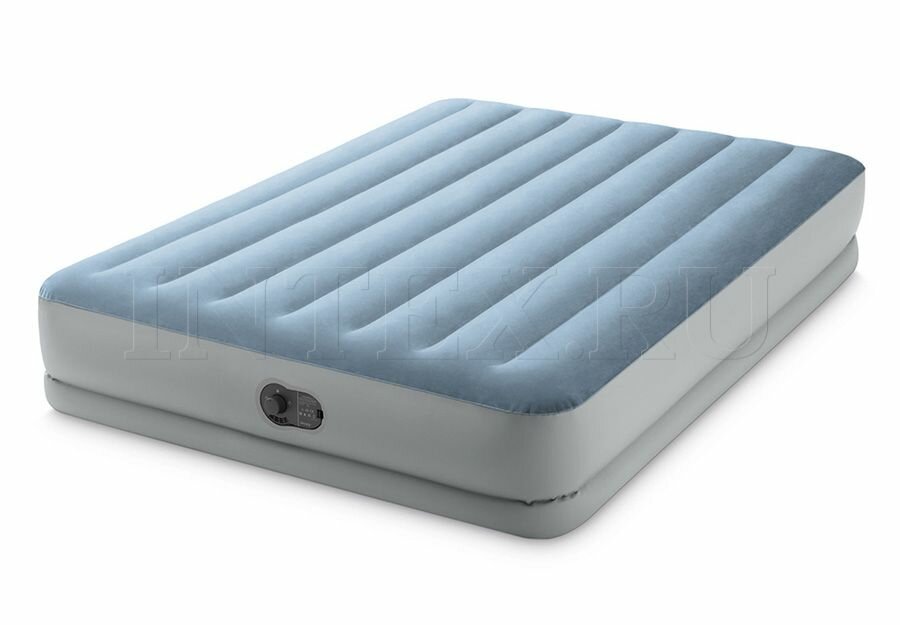 Надувная кровать INTEX Mid-Rise Comfort, арт. 64159, встроенный USB-насос