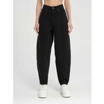Джинсы бананы Plus Size с высокой посадкой твое, арт. B2441, черный,3XL - Изображение 1