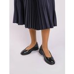 Женские черные всесезонные туфли без каблука, Marisetta 201-42WA-735KK - Изображение 1