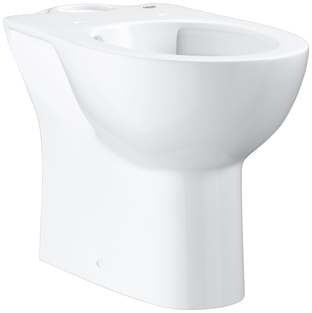 Чаша унитаза напольная Grohe Bau Ceramic 39349000 с горизонтальным выпуском