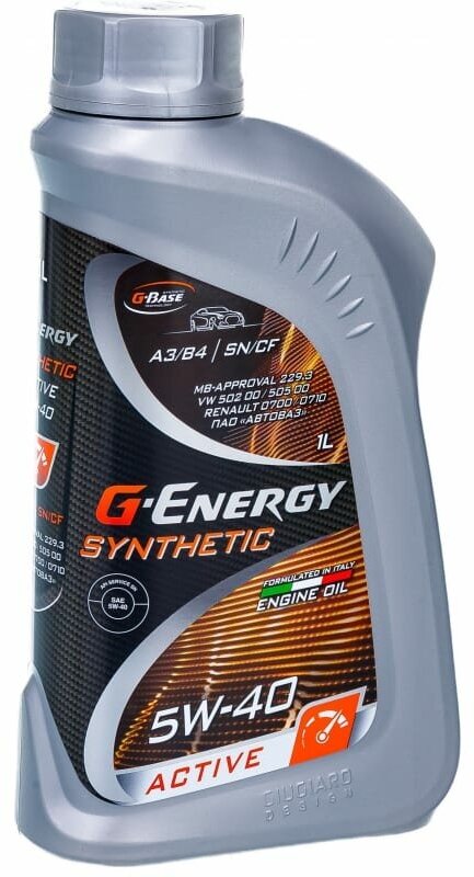Масло моторное G-Energy Synthethic Active 5W-40 1л