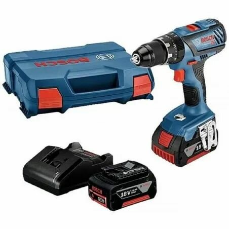 Дрель-шуруповерт Bosch GSB 18V-28 , 2 x 4.0 Ah + L-Boxx (06019H400C)