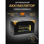 Аккумулятор автомобильный Cougar Power 60 А/ч 560 A обр. пол. Евро авто (242x175x190) - Изображение 1