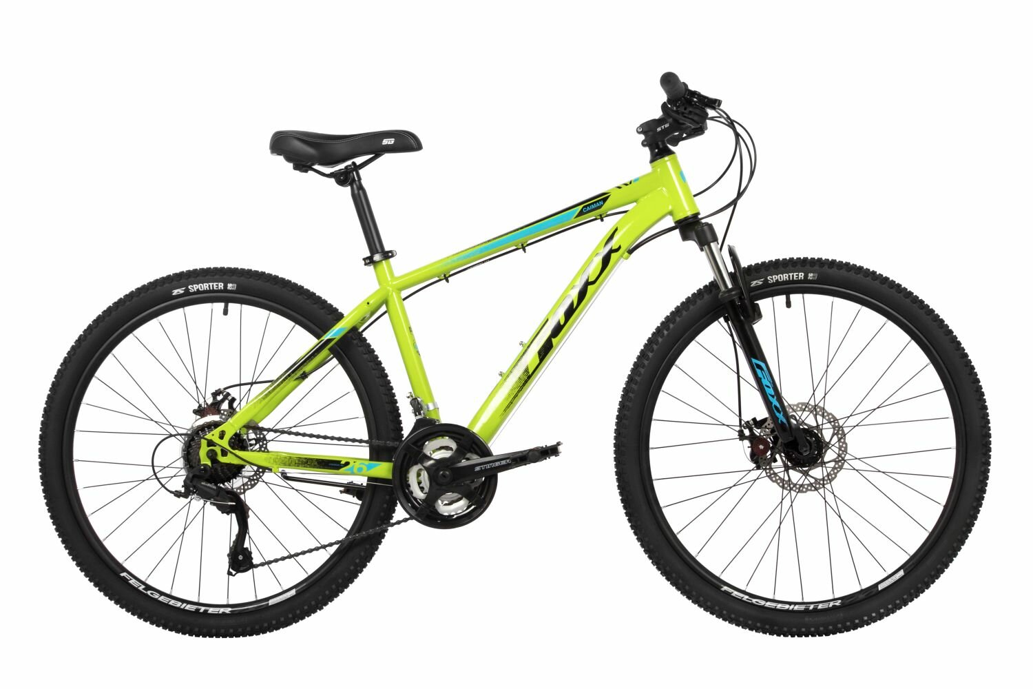 Горный велосипед Foxx Caiman 26, год 2024, цвет Черный, ростовка 18