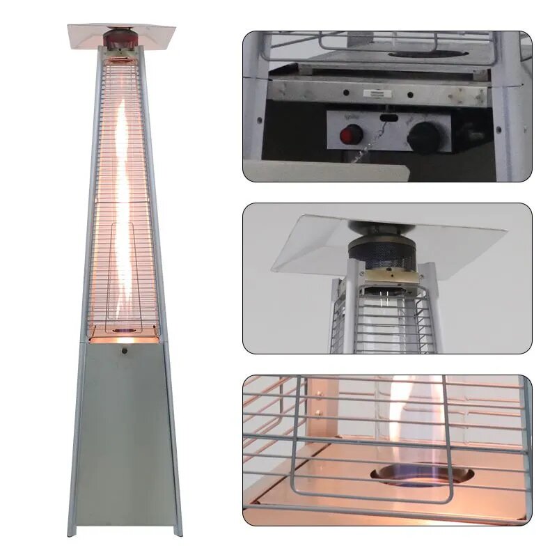 Газовый уличный обогреватель NeoClima 08HW-SS 13 кВт, 20 м2