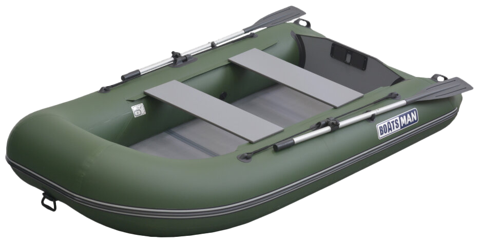 Надувная лодка BoatsMan BT300 графитово-оранжевый