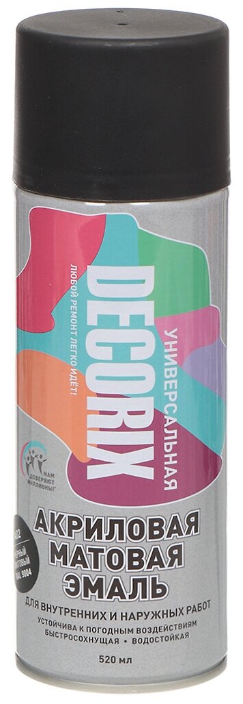 Эмаль Decorix универсальная матовая